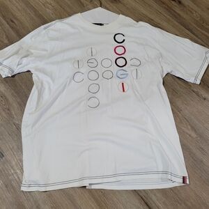 Coogi White Graphic T-Shirt for Men